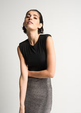Falda brillo de linú